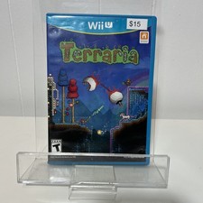 Terraria (Nintendo Wii U, 2016) CIB Complete TESTED WiiU Action Adventure Game
