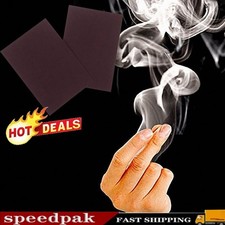 10x7cm Mystic Finger Hells Smoke Trick Smoking Illusion Paper Kids Magician  