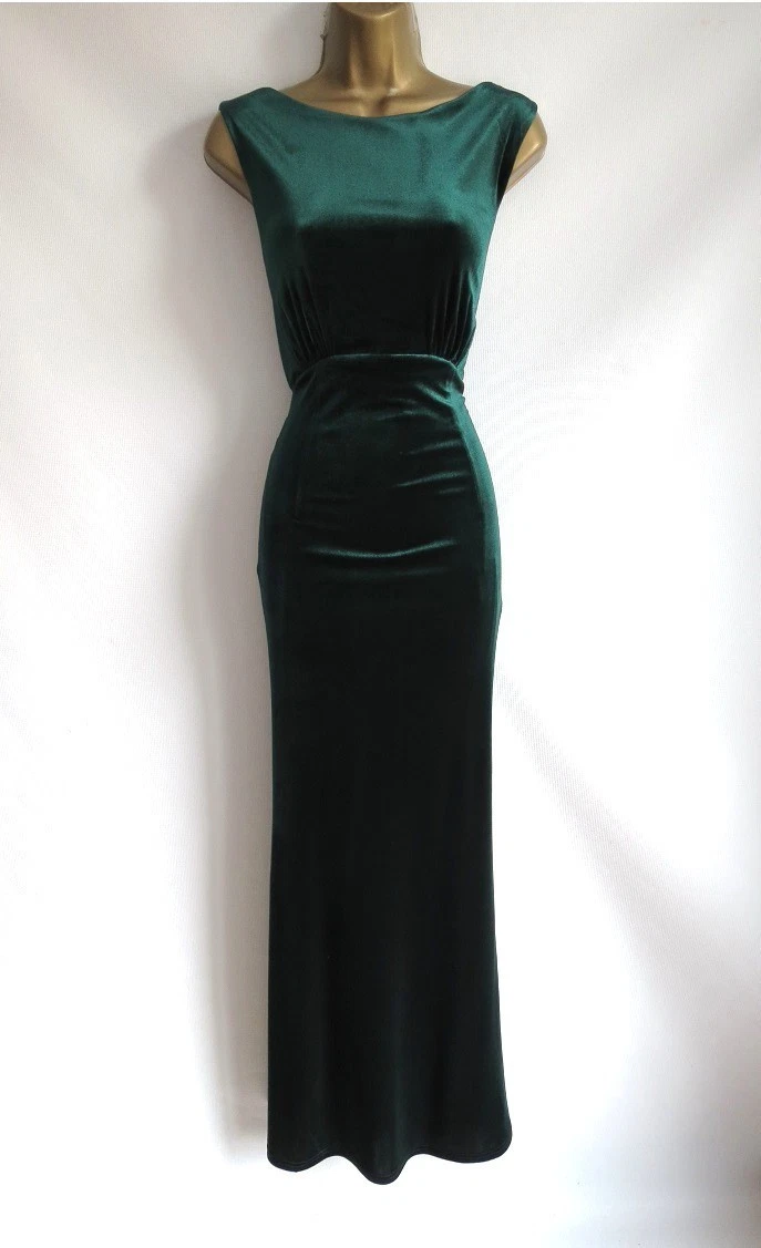 Green Velvet Maxi Dresses for Women for sale | eBay UK