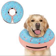 Supet Inflatable Dog Cone Collar Alternative After Surgery, Doggie Neck Donut