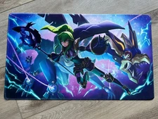 Manamoon Art Amanda Lapalme Yugioh Shaddoll Winda Cloth/Rubber Playmat