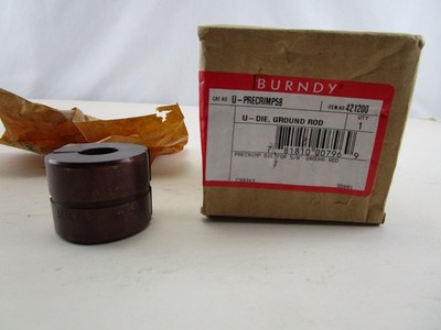 Burndy U-Precrimp58 U-Die Ground Rod # 421200 NEW Free Shipping