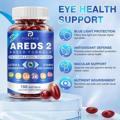 AREDS 2 Eye Vitamin & Mineral Supplement   Lutein and Zeaxanthin Supplement, Vit