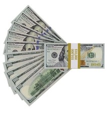 100,000 Prop Dollar Bills Toys Money Bank Film Cash Paper Movie "Make it Rain"