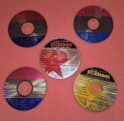 SOUND CHOICE  KARAOKE - Lot Of 4 CD+G  - Plus FREE BONUS CDG RARE!  INA15