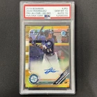 Julio Rodriguez /50 PSA 10 Auto 10 Gold Refractor 2019 CPA-JRO Bowman Chrome