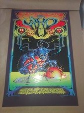 The Who Los Angeles 69 Rick Griffin - 2025 Rainbow Foil concert poster print