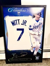 Bobby Witt Jr. Flawless Framed Autographed Jersey ￼