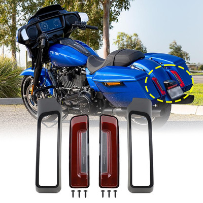 Rot LED Rücklicht Bremslicht Blinker für 2024 Harley Street Glide/ Road Glide