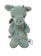 Jellycat Medium Bashful Dragon Plush Stuffed Animal Green NWT AUTHENTIC
