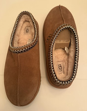 UGG Tasman Men s Brown Suede Shearling Lined ...