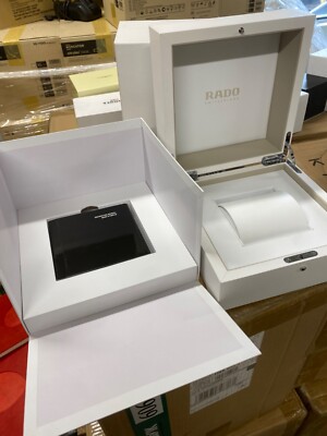 RADO 時計用ボックス ブラック RADO Original Black Watch Box With Booklet Box-1 | eBay