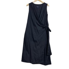 Tb Turnblack sleeveless wrap midi dress size XS/S