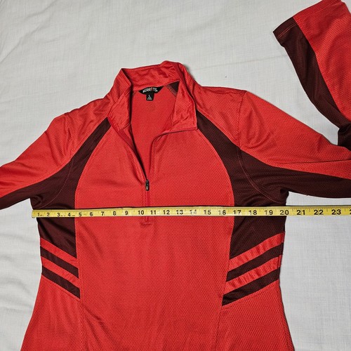 Camicia equitazione manica lunga Kerrits Always Cool Ice Fil tinta unita donna taglia L - Foto 11 di 18