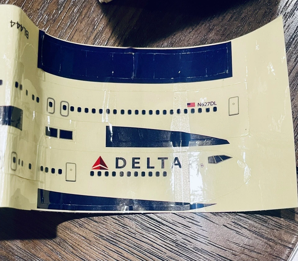 Juguete de construcción Delta Airlines 2008 de Daron 55 piezas artículo no. BL444 Foto 4 de 4