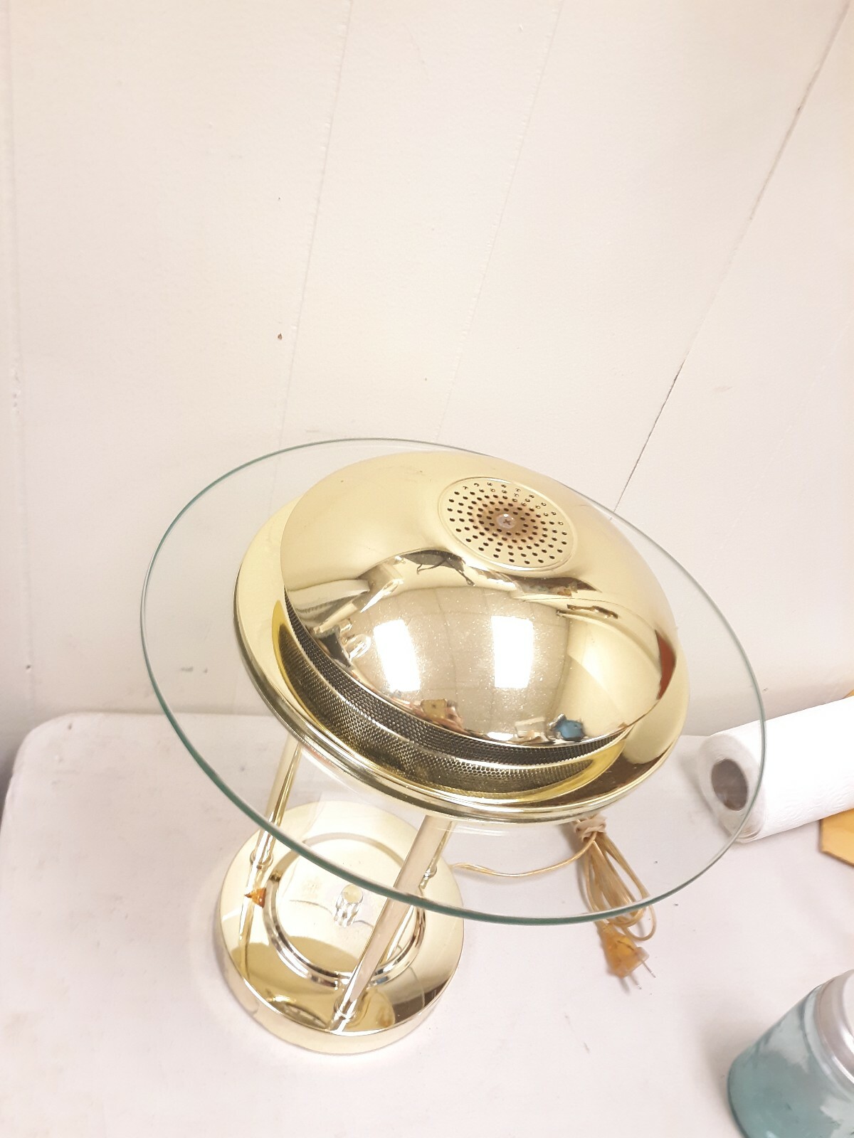 VINTAGE MID-CENTURY MODERN MODERNIST ATOMIC TABLE LAMP THE DESIGNERS EDGE DIMMER