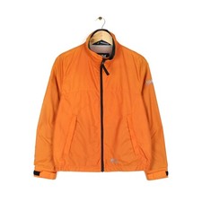 Helly Hansen Transit Lifestyle Jacket Lightweight Orange Full Zip Italy Made S