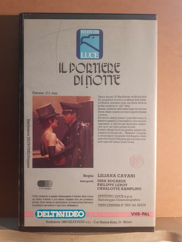 Il portiere di notte - vhs, delta video, 1988, 111', colore, istituto luce - Picture 2 of 2