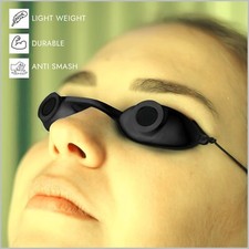 2Pk EVO FLEX Sunnies Flexible Tanning Bed Goggles UV Eye Protection Glasses Blck