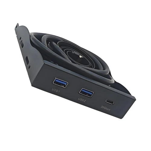 Multiple Interfaces 19Pin Panel with USB 3.2 and Type C Port for Flexibility