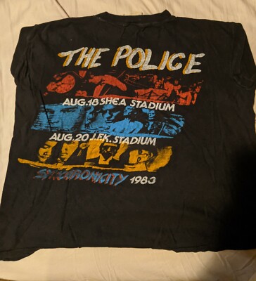 80’s vintage THE POLICE tee 1983 Tシャツ The Police 1983 concert t-shirt. | eBay