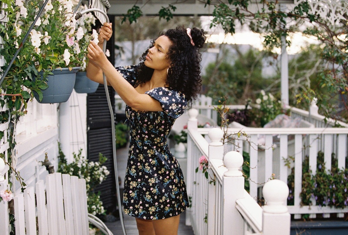 For Love And Lemons August Floral Mini Dress Size XS NWT | eBay