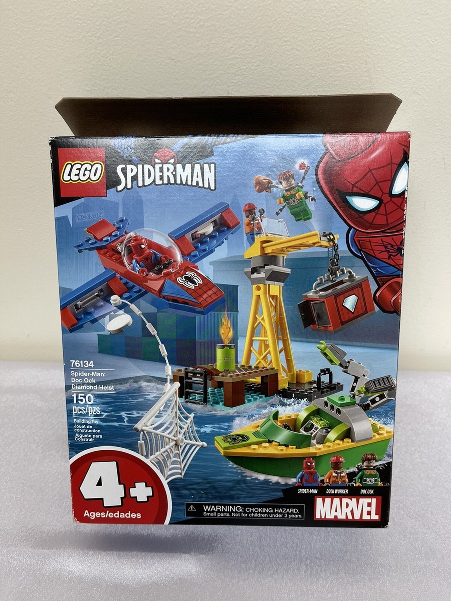 LEGO 76134 MARVEL SPIDER MAN Doc Ock Diamond Heist 4 Complete eBay