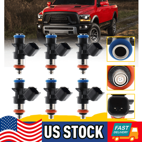 6pcs New Fuel Injectors for 2011-2017 Dodge Grand Caravan 3.6L V6 0280158233 AX0 - Picture 14 of 14