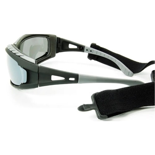 Basto Safety Glasses Goggle Hybrid Clear Anti Fog Lens with Removable Strap Z87 - Picture 2 of 9