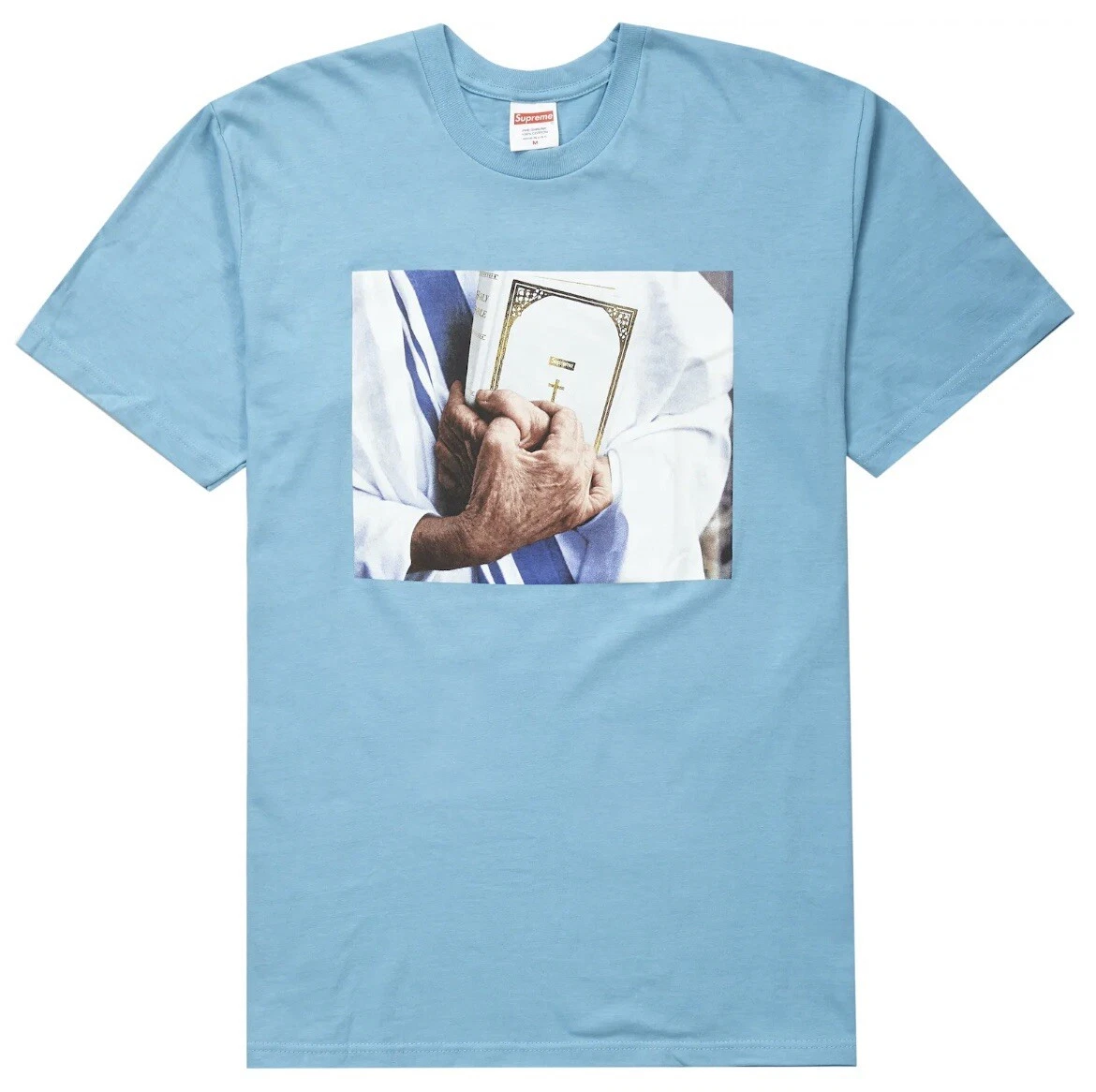 Grand T shirt Supreme Blue Ardoise « Bible »