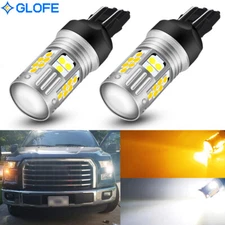 Canbus Switchback LED Front Turn Signal Running Light Bulbs For 15-19 Ford F-150
