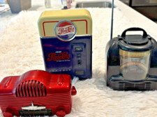 Vintage SET of (3) AM/FM Radios -PEPSI, JUKE BOX, TUCKY