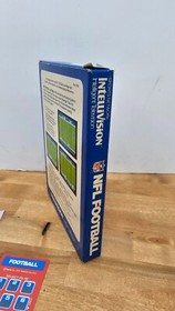 NFL Football (Mattel Intellivision, 1979) w/Manuals and Overlays