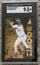 🔥derek jeter GRADED ROOKIE 9.5 SGC zenith gold 🔥 1996 Yankees HOF