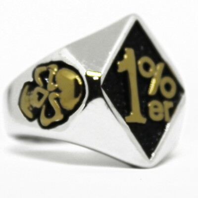 Moto Motociclista 1 Percenter Outlaw Harley Argento 925 Tutte Le - Foto 11