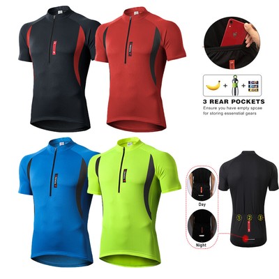 MEETYOO Mens Retro Cycling Jersey cycling Long Sleeve jersey Tops Cycling Shirt