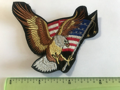 Eagle_aigle_Stars and stripes_americain_USA_Patch_Neuf_Flag_drapeau