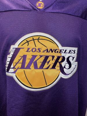 LOS ANGELES LAKERS Basketball STARTER Sewn Football Style