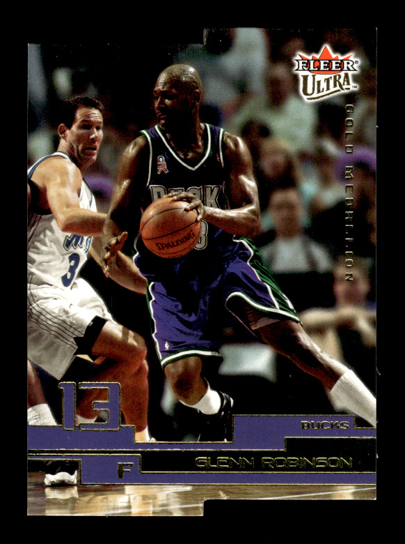 2002-03 Fleer Ultra Gold Medallion # 172 Glen Robinson Card (B63 Milwaukee Bucks