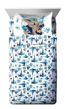 Star Wars The Mandalorian 4 Piece Full Sheet Set Baby Yoda Microfiber Disney New