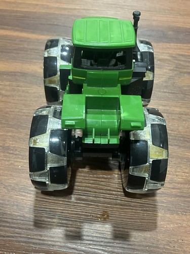 John Deere Tractor Monster Treads Lightning Wheels Kids Toy - Picture 4 of 9