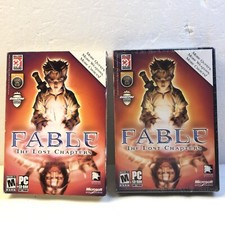 Fable The Lost Chapters PC CDROM 2005 NEW FACTORY SEALED dust jacket Slip cover