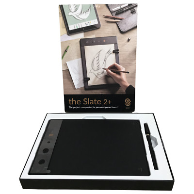 ISKN The Slate 2+ Pencil & Paper Graphic Bluetooth Digital Tablet SLATE2PLUS 