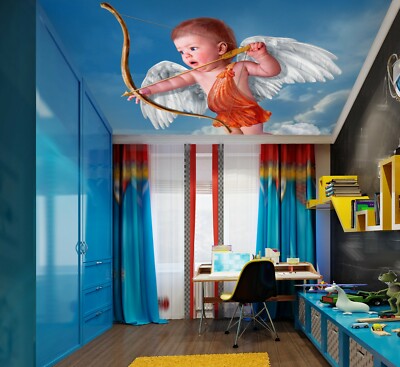 3D Angel Arrow 1350 WallPaper Murals Wall Print Decal Wall Deco AJ WALLPAPER Zoe