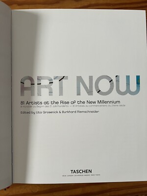 Art Now 25 by Taschen Edited by Uta Grosenick & Burkhard