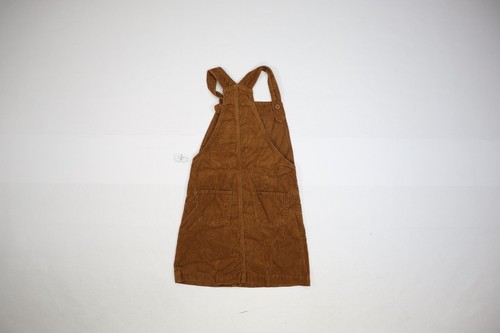 Gap Kids Corduroy Skirtall Overall Skirt Bright Brown Youth Girls L10) - Picture 3 of 9