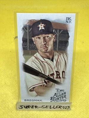 2019 Topps Allen & Ginter - ALEX BREGMAN / Houston Astros - Mini Tobacco Card - Bild 1 von 2