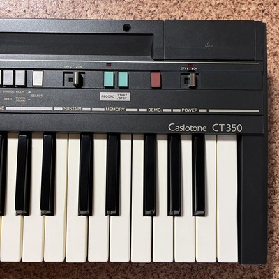 CASIO CT-350 Casiotone シンセサイザー 廃盤 Casio Casiotone CT-350 vintage synthesizer music keyboard