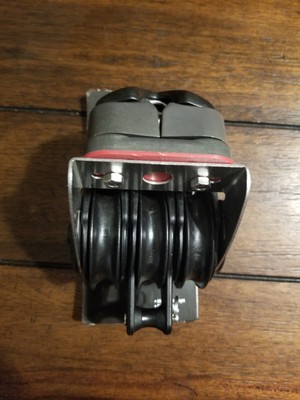 Harken 57 mm Triple Block Swivel, Becket, Cam Cleat 2618 Brand new