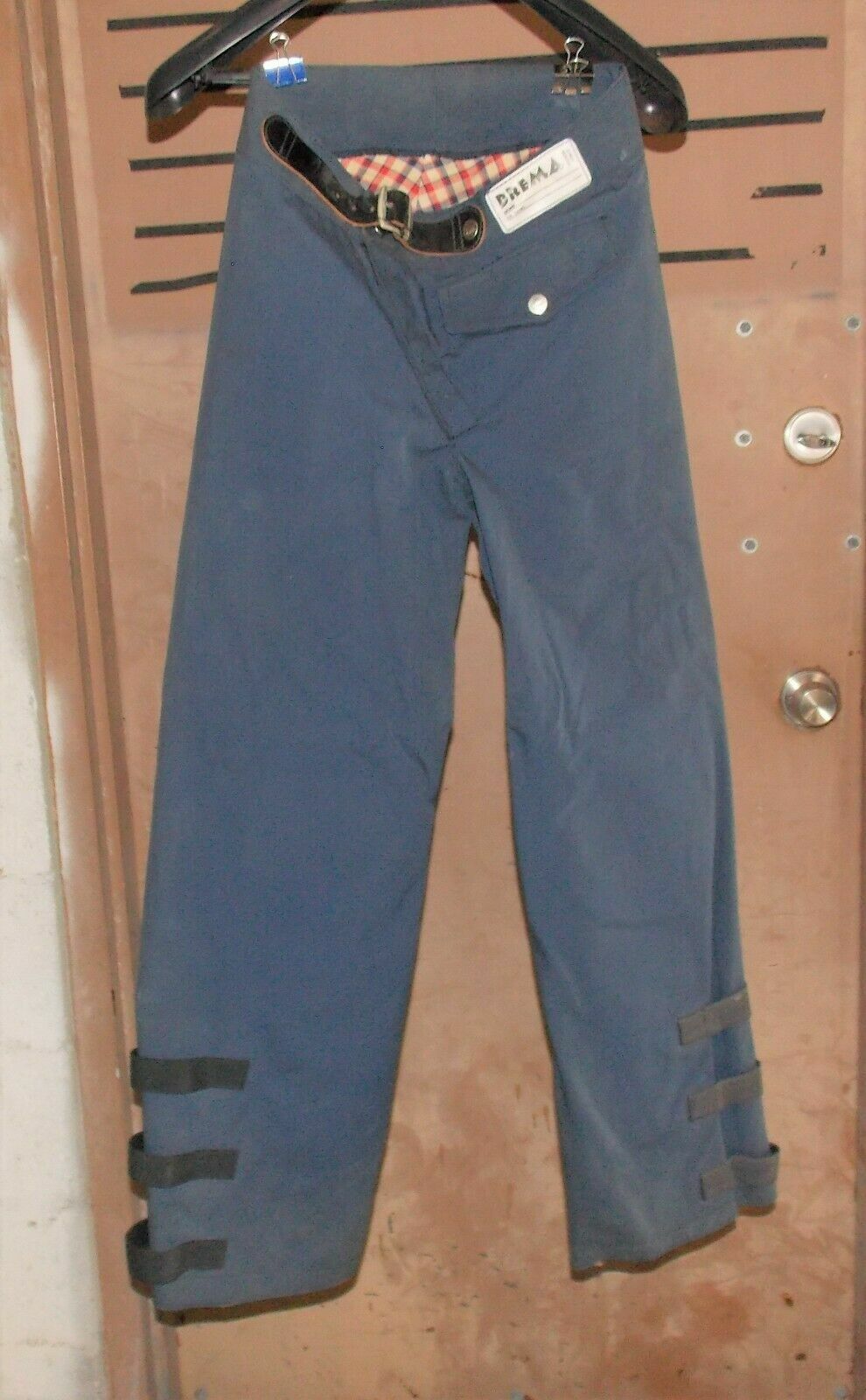 1980's Moto Equitazione Pantaloni Blu BREMA Italia Misura 48 Enduro Cagiva KTM